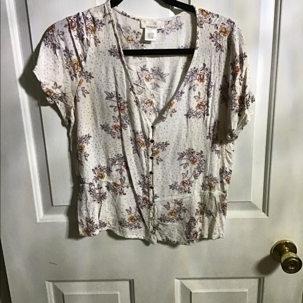 Floral dress top